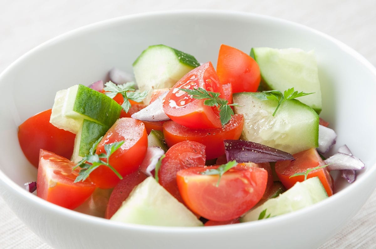 Cucumber-Tomato-Onion Salad