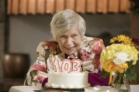 Martha Jones 103 Birthday